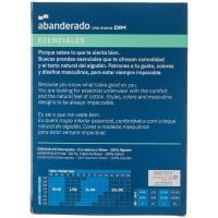 Bóxer hombre abierto de punto, gris oscuro talla XXL ABANDERADO, pack 2 uds