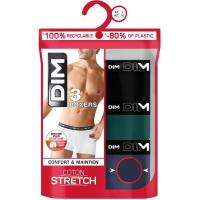 Bóxer hombre algodón elástico, verde jade talla XL DIM, pack 3 uds