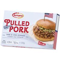 SERRANO Pulled Pork BBQ saltsarekin, kutxa 250 g