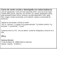SERRANO Pulled Pork BBQ saltsarekin, kutxa 250 g