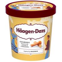 Helado de Churros Madrid HAAGEN DAZS, tarrina 420 ml