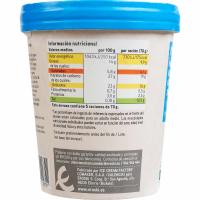 Helado yogur c/nueces y miel EROSKI, tarrina 500 ml