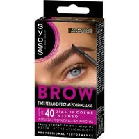 Tinte cejas 4-1 castaño oscuro SYOSS, caja 1 ud