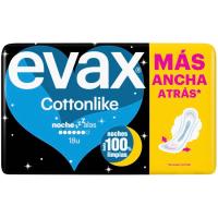 EVAX COTTONLIke gauerako konpresa hegalduna, paketea 18 ale
