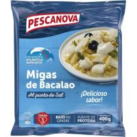 Migas de bacalao al punto de sal PESCANOVA, bolsa 400 g