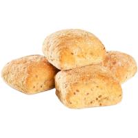 Panecillo protéico EROSKI, bolsa 4 uds