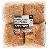 Panecillo protéico EROSKI, bolsa 4 uds