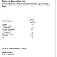 FACUNDO artozko chaskis-ak, erretilua 180 g