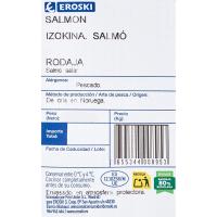 Rodajas de salmón EROSKI, bandeja aprox. 450 g