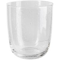 Vaso de vidrio transparente con burbujas KASA, 46 cl