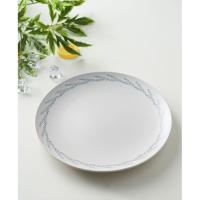 Plato llano con flor verde KASA, 26,5x26,5x2,5 cm