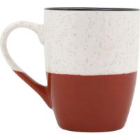 Taza bicolor blanco/rojo Good Things, 11,5x8,2x10,3 cm KASA, 350 ml