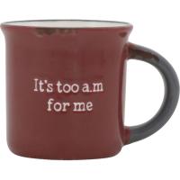 Taza de café con frases, 100 ml KASA, juego 4 uds