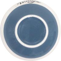 Bol bicolor blanco/azul "Passion", 12,9x12,9x6,6 cm KASA, 420 ml