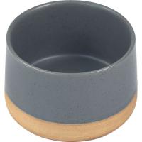 Bol o taza verde con base beige KASA, 9,5x5,5x9,5 cm