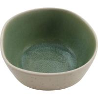Bol verde y beige KASA, 11,2x11,2x5,6 cm