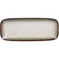Fuente rectangular acanalado KASA, 32,2x12,6x2,8 cm
