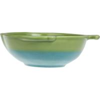 Ensaladera o bol forma de pez en verde y azul KASA, 24,2x21,7x7,4 cm