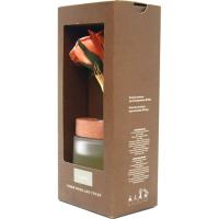 Difusor Ceder Wood de 100 ml con flor rosa KASA, 8,5x26,5x11,5 cm