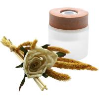 Difusor White Musk de 100 ml con flor KASA, 8,5x26,5x11,5 cm