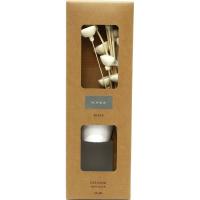 Difusor Rose de 50 ml con flores pequeñas blancas KASA, 6,5x27x9 cm