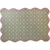 Salvamantel rectangular recortado verde KASA, 45x30x0,2cm, 1 ud
