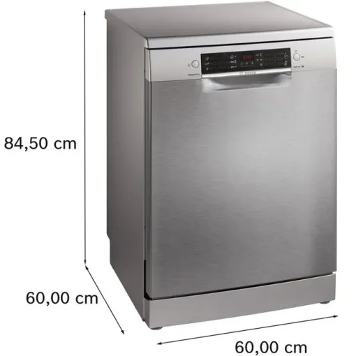 Lavavajillas libre instalación 60 cm acero antihuellas SMS46KW02E BOSCH