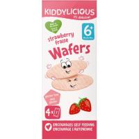 Wafer oblea sabor fresa KIDDYLICIOUS, pack 4x4 g