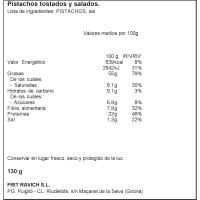 Pistacho tostado KM0 FRIT RAVICH, bolsa 130 g