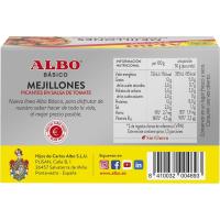 Mejillón en tomate picante ALBO, lata 115 g