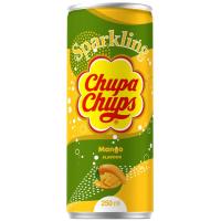 Refresco sabor mango CHUPA CHUPS, lata 25 cl