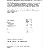 Postre vegetal sabor fresa DHUL AG&V, pack 4x100 g