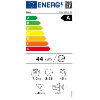 Lavadora de libre instalación, inox, 15 programas y capacidad de lavado 7 kg TEKA