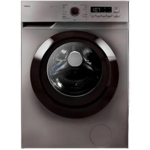 Lavadora de libre instalación, inox, 15 programas y capacidad de lavado 7 kg TEKA