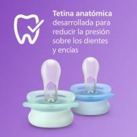 Chupete soult ultra start 0-2 meses AVENT, pack 2 uds