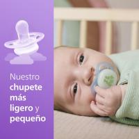 Chupete ultra start nocturno 0-2 meses AVENT, pack 2 uds