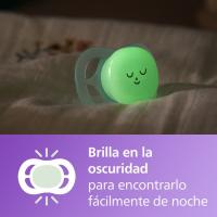 Chupete ultra start nocturno 0-2 meses AVENT, pack 2 uds