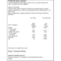 Tortita de maíz quinoa BICENTURY, paquete 64 g