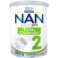 Leche especial NESTLÉ 2 NAN CONFORT, lata 800 g
