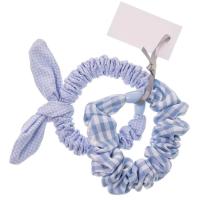 Coletero tejido vichy liso+lazo ANNABA, pack