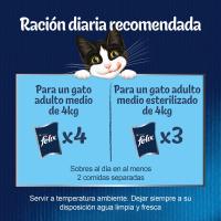 Alimento húmedo de carnes para gato FÉLIX FANTASTIC, caja 2040 g