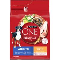 ONE txakur ertain/handi helduentzako oilasko jana, zakua 2,5 kg