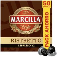 Café Ristrettro compatible Nespreso MARCILLA, caja 50 uds