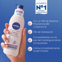 Body milk con pantenol NIVEA REPARA&CUIDA, dosificador 400 ml