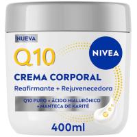 Crema reafirmante y rejuvenecedora NIVEA Q10, tarro 400 ml