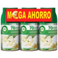 Ambientador white bouquet AIRWICK FRESHMATIC, recambio 3 uds