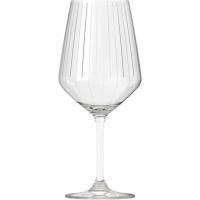 Copa de vino 65 cl Carre Optics, vidrio transparente ROYAL LEERDAM, pack 6 uds
