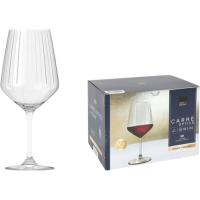 Copa de vino 65 cl Carre Optics, vidrio transparente ROYAL LEERDAM, pack 6 uds
