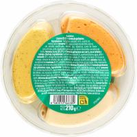 Hummus trio EROSKI, tarrina 210 g