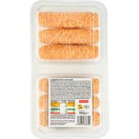 Flamenquin de pavo-queso crujiente EROSKI, bandeja 255 g